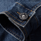 Stijlvolle Denim Jas Voor Heren In Casual Stijl Met Relaxte Pasvorm En Tijdloos Ontwerp