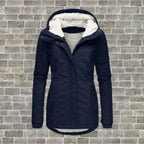 Jas Met Capuchon Voor Winter En Herfst Met Warm Materiaal - Winterjas Dames