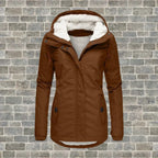 Jas Met Capuchon Voor Winter En Herfst Met Warm Materiaal - Winterjas Dames