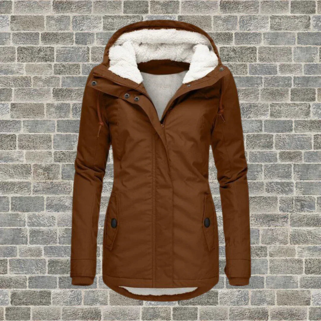 Jas Met Capuchon Voor Winter En Herfst Met Warm Materiaal - Winterjas Dames
