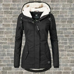 Jas Met Capuchon Voor Winter En Herfst Met Warm Materiaal - Winterjas Dames