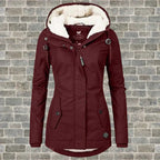 Jas Met Capuchon Voor Winter En Herfst Met Warm Materiaal - Winterjas Dames