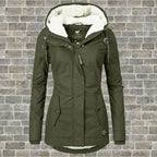 Jas Met Capuchon Voor Winter En Herfst Met Warm Materiaal - Winterjas Dames