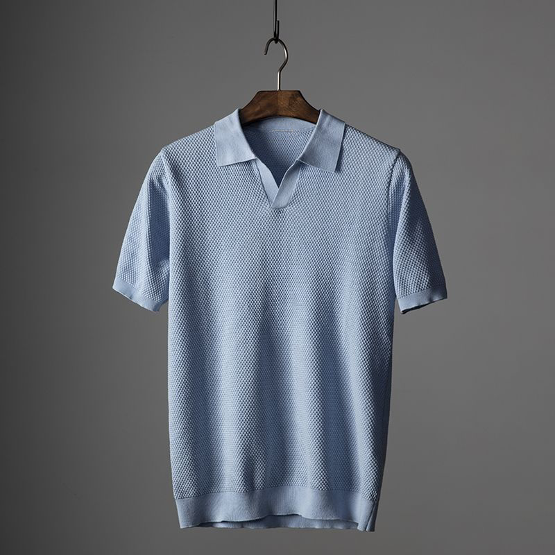 Casual Korte Mouwen Polo Shirt voor Heren