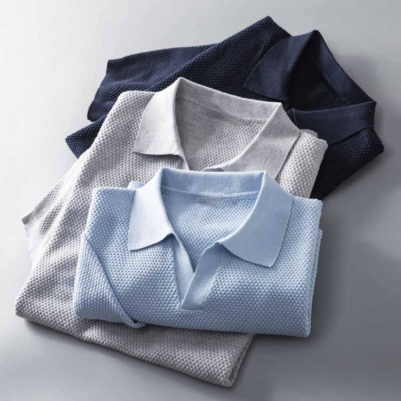 Casual Korte Mouwen Polo Shirt voor Heren