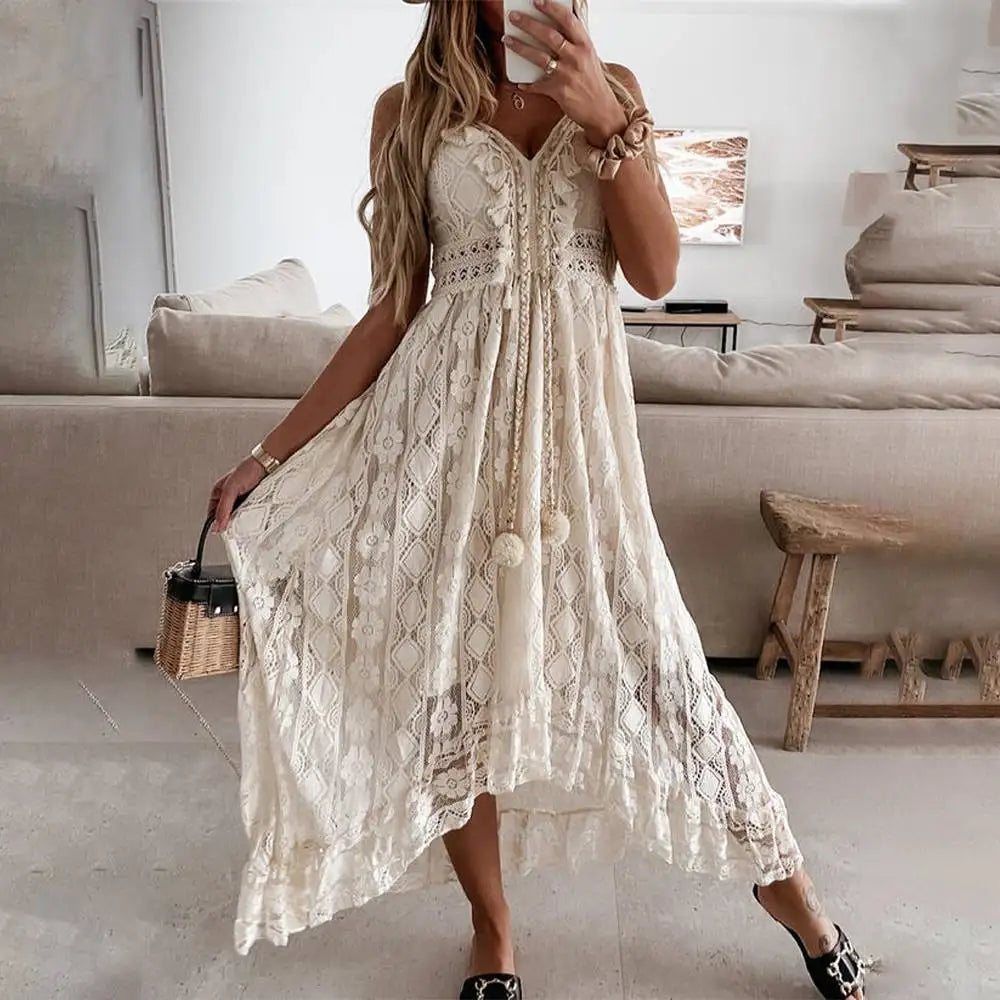 Cleotena™ - Elegante jurk in boho-stijl
