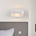 Witte aluminium LED wandlamp met applicatieontwerp