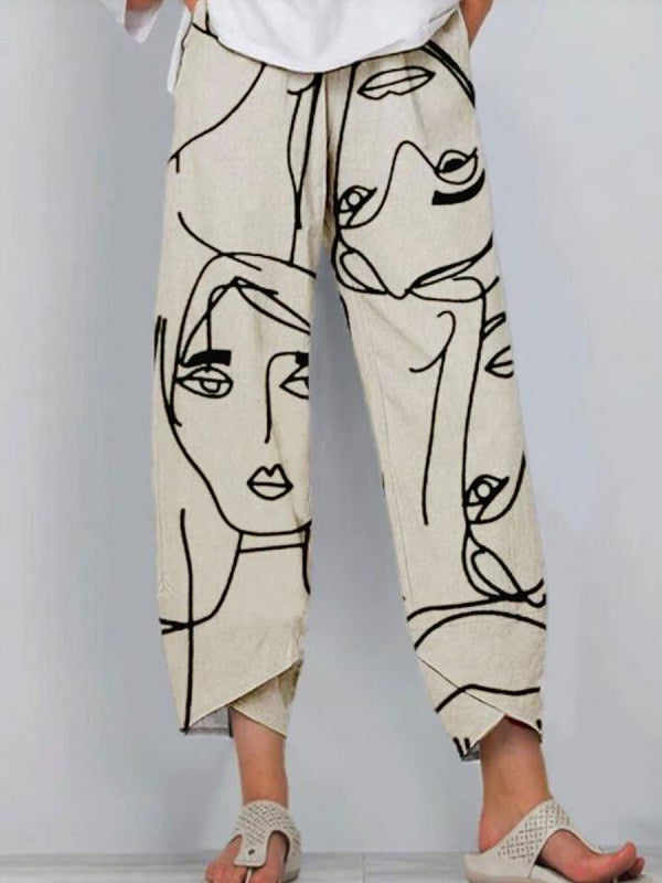 Caroline | Luchtige, losse en unieke broek 0