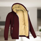 Heren Hoodie Comfortabele Warme Zip-Up Regenjas