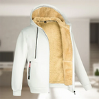 Heren Hoodie Comfortabele Warme Zip-Up Regenjas