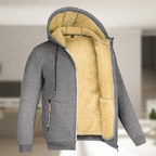 Heren Hoodie Comfortabele Warme Zip-Up Regenjas