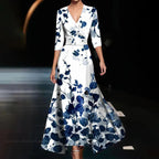 Cassidy - Elegante maxi-jurk met bloemenprint 8