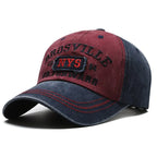 Casual Katoenen Baseball Cap Voor Mannen Geborduurd In Verschillende Kleuren Met Comfortabele Pasvorm
