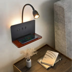 ChargeGlow | LED Wandlamp met USB-3