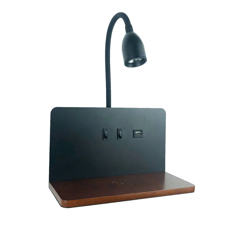 ChargeGlow | LED Wandlamp met USB-1