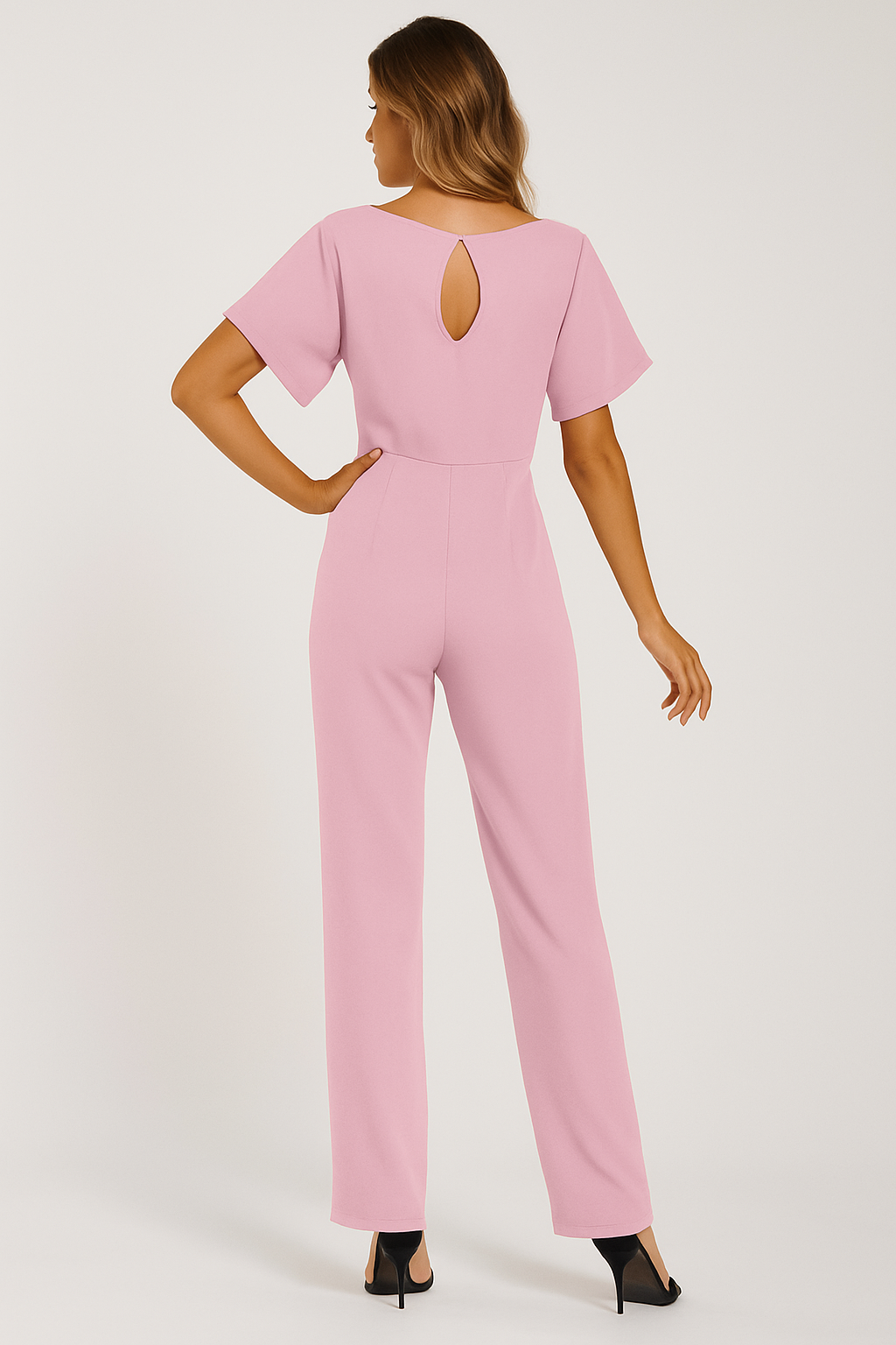 Elva Dames Jumpsuit met Riem – Elegante & Comfortabele One-Piece | Perfect voor Zomer, Feest of Casual Look
