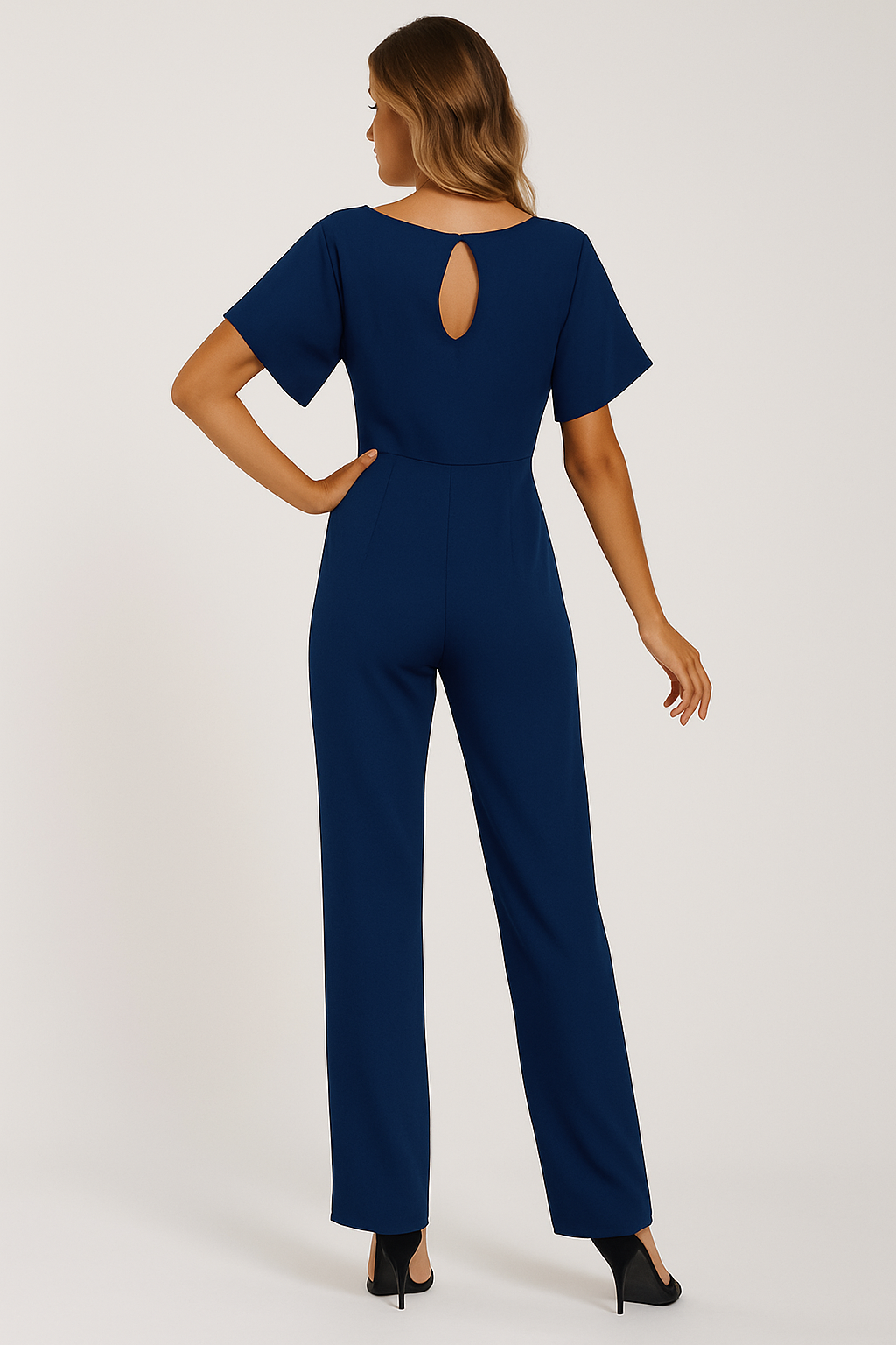 Elva Dames Jumpsuit met Riem – Elegante & Comfortabele One-Piece | Perfect voor Zomer, Feest of Casual Look