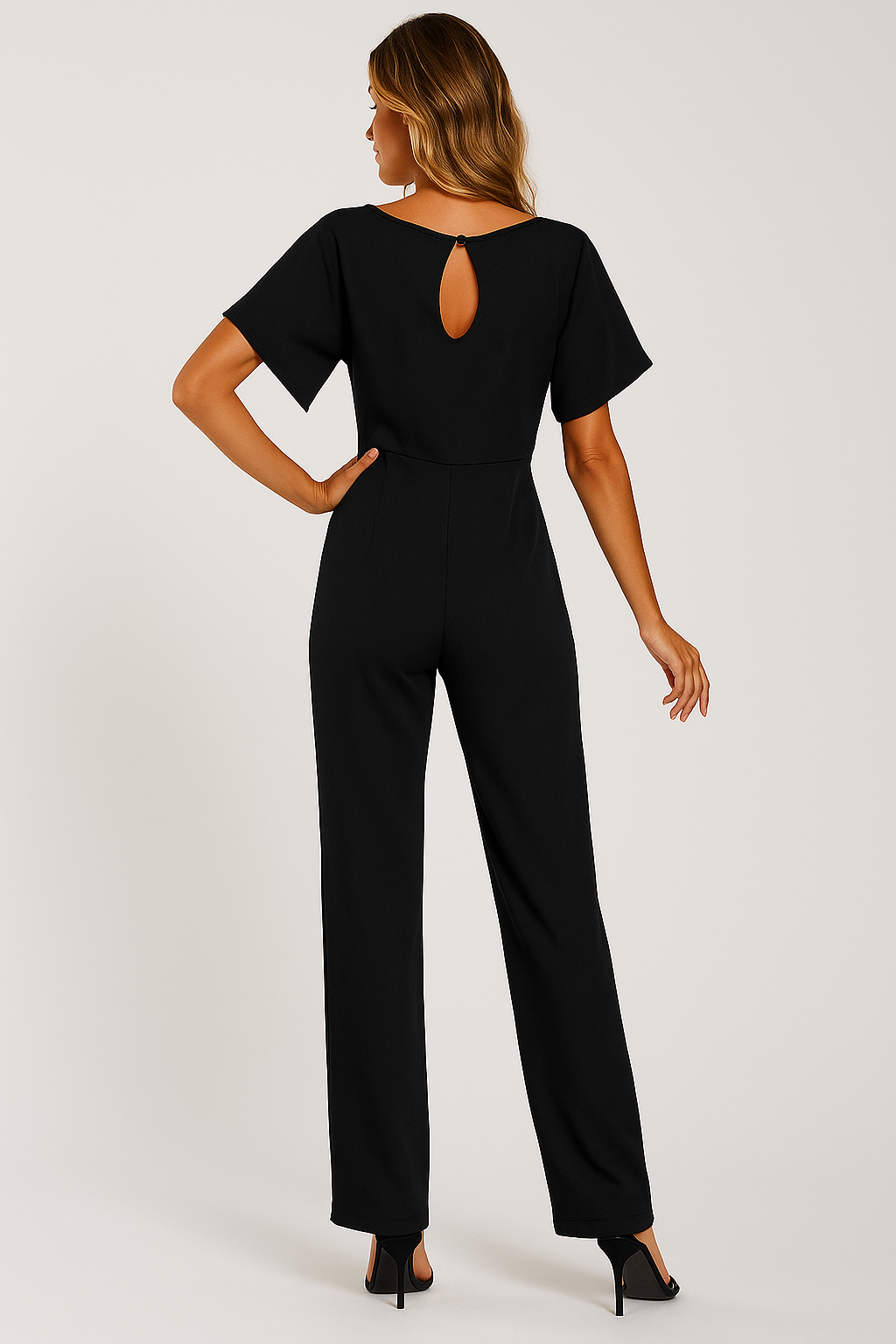 Elva Dames Jumpsuit met Riem – Elegante & Comfortabele One-Piece | Perfect voor Zomer, Feest of Casual Look