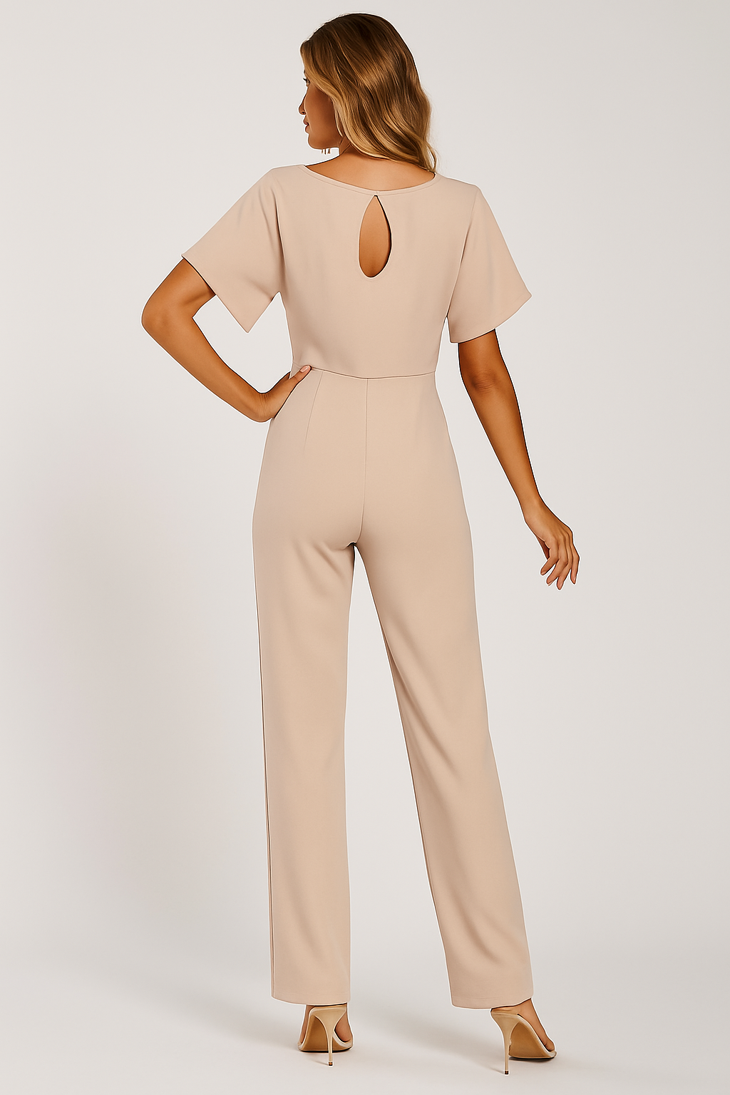 Elva Dames Jumpsuit met Riem – Elegante & Comfortabele One-Piece | Perfect voor Zomer, Feest of Casual Look