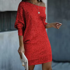 Claire - Elegante en sprankelende herfst-winterfeestjurk voor dames 2