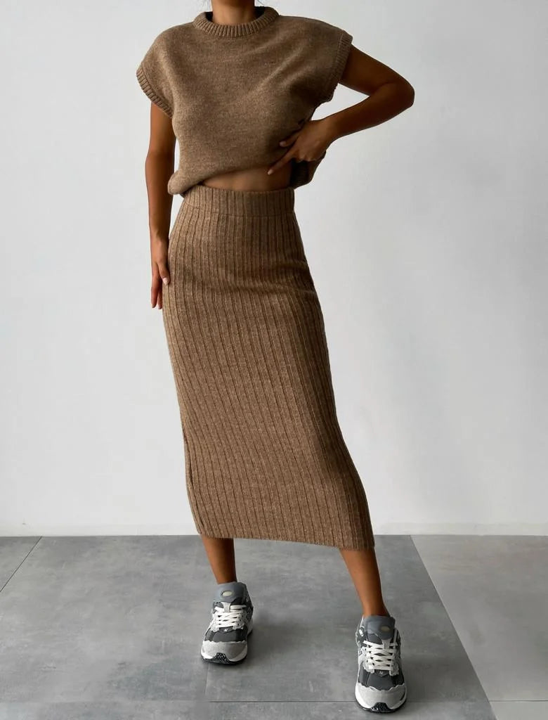 Claire | Elegante en zachte tweedelige set 1