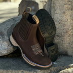 Klassieke Unisex Cowboylaarzen in Duurzaam Leer – Comfortabele Westerse Stijl voor Mannen en Vrouwen