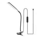 ClipoGlow - LED-Bureaulamp met Zwanenhals en Klem