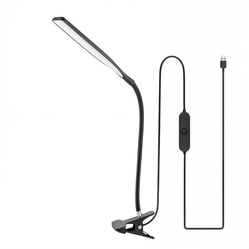 ClipoGlow - LED-Bureaulamp met Zwanenhals en Klem