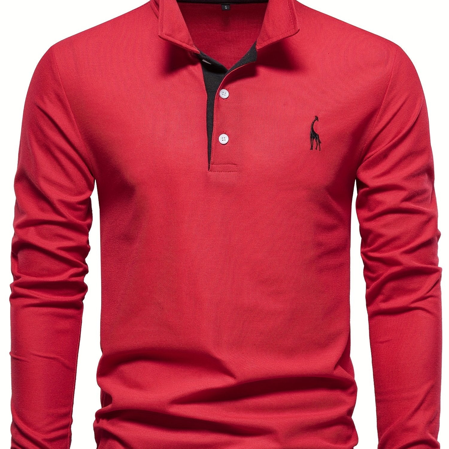 Comfortabele herenpolo met lange mouwen 10