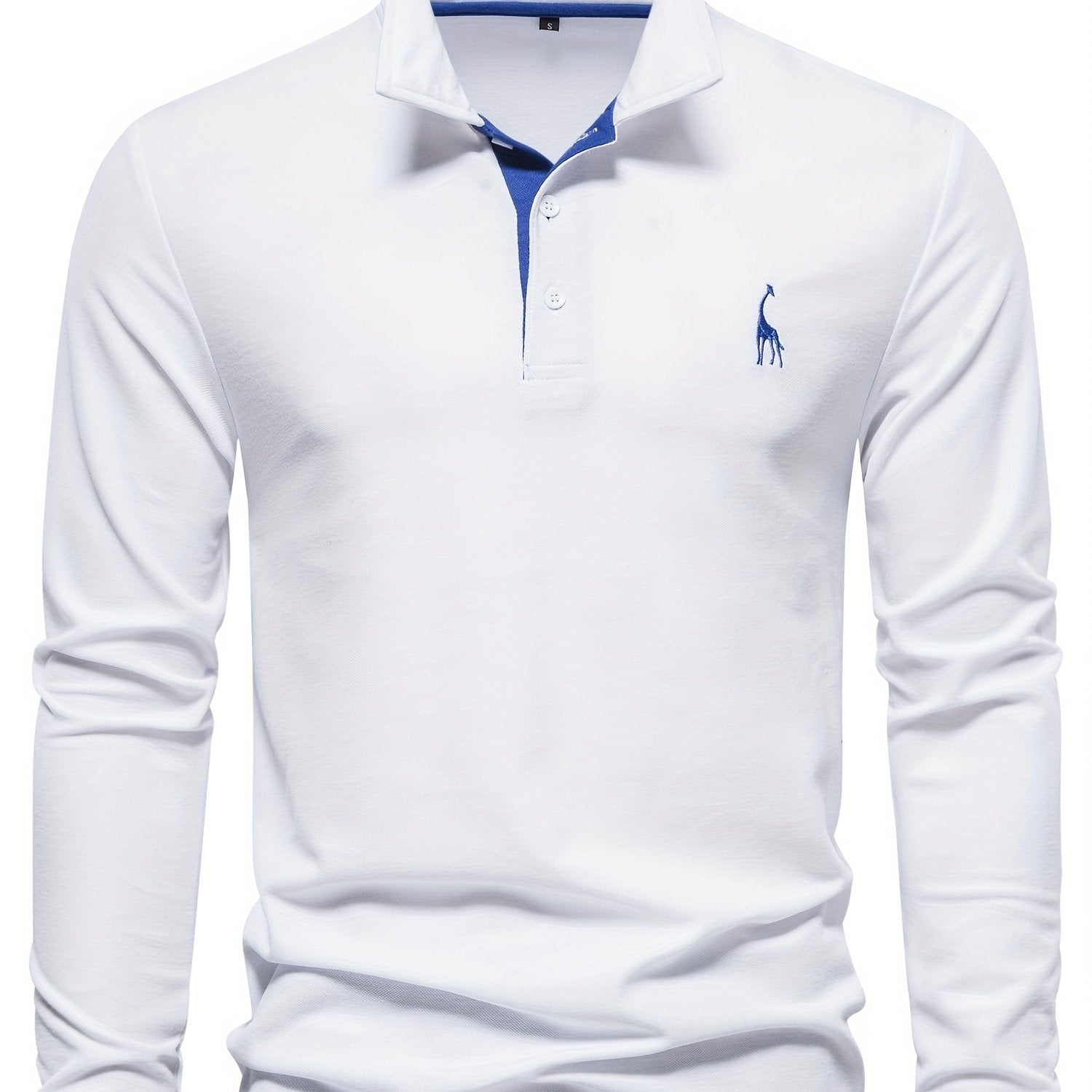 Comfortabele herenpolo met lange mouwen 14