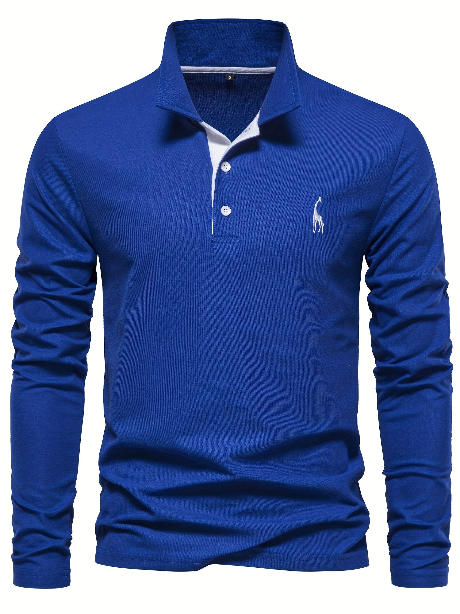 Comfortabele herenpolo met lange mouwen 3