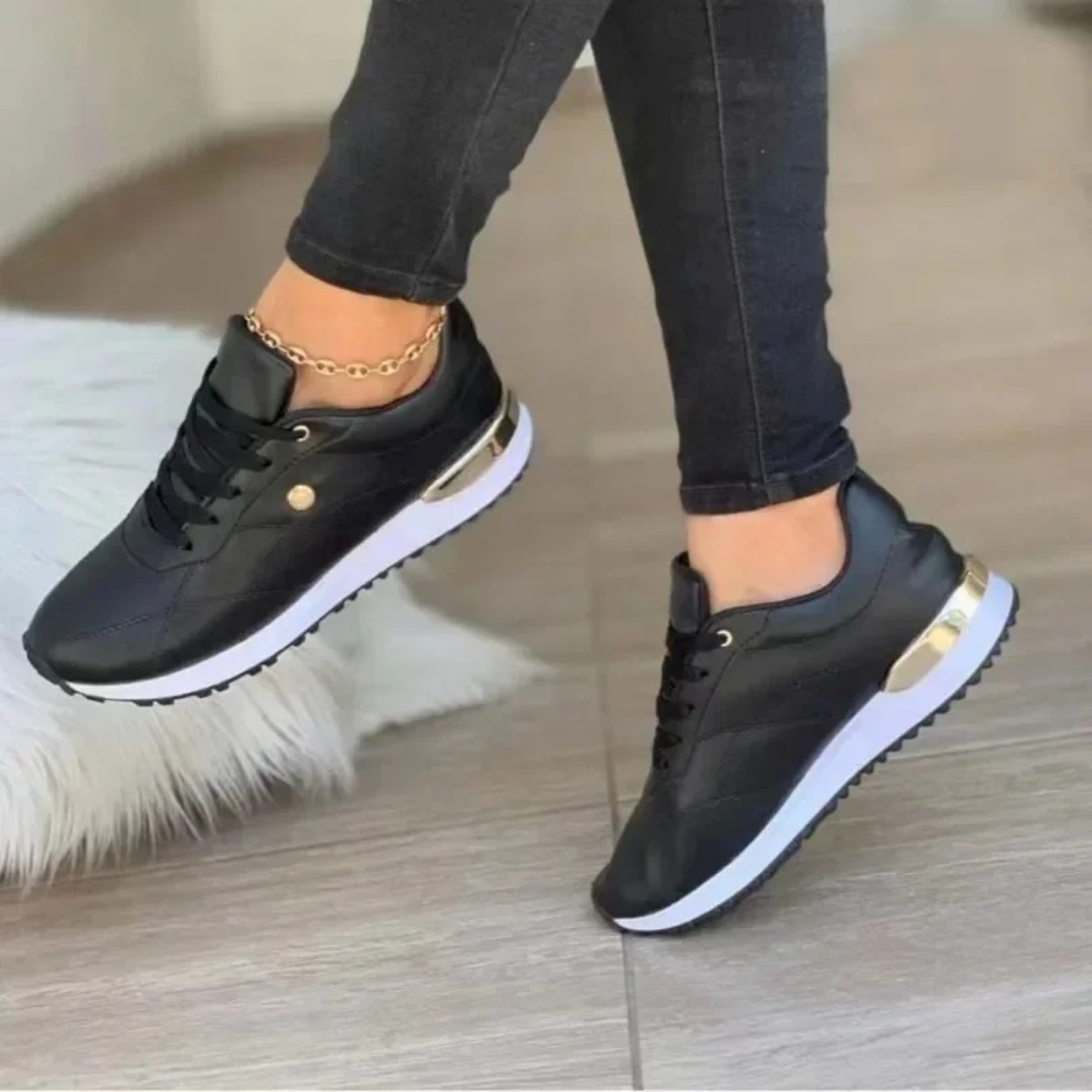 Comfortabele leren damessneakers - Celia 1