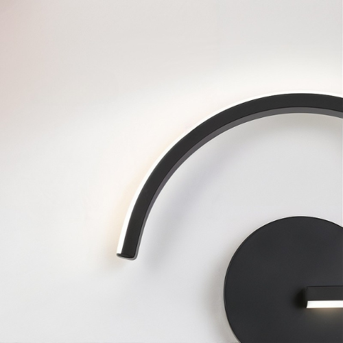 LichtCurve - Minimalistische LED Wandlamp