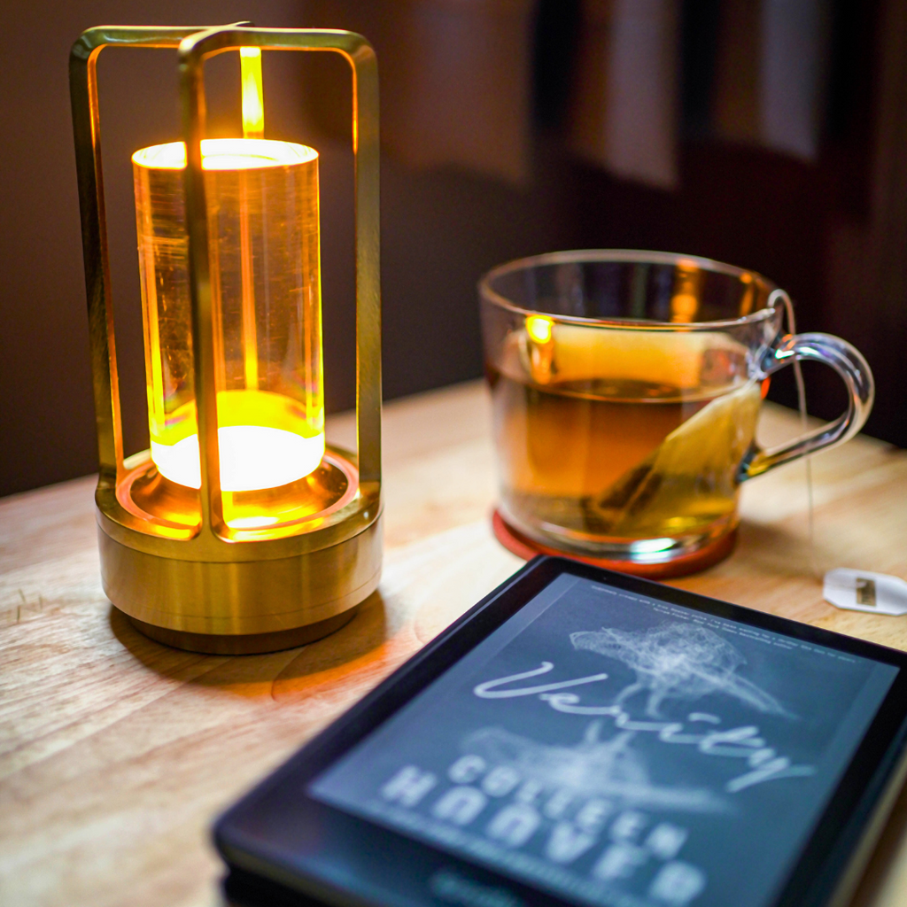 Kristallen Lantaarn Oplaadbare Dimbare LED Tafellamp Waterdichte Sfeerverlichting Met USB Aansluiting Voor Binnen En Buitengebruik
