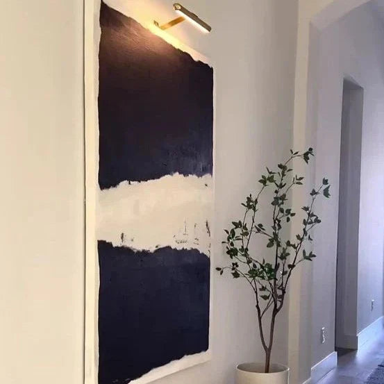 Snoerloze wandkunstlamp