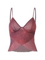 Crisscross mesh crop cami top 3
