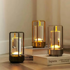 LumiGlow I Dimbare Tafellamp met Handgepolijst Kristalglas