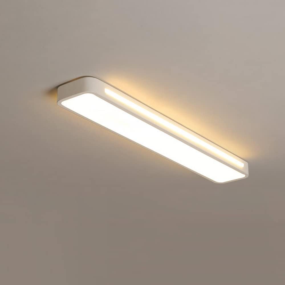 Moderne Nordic Minimalistische Lange LED Dimbare Plafondverlichting voor Woonkamer en Eetkamer