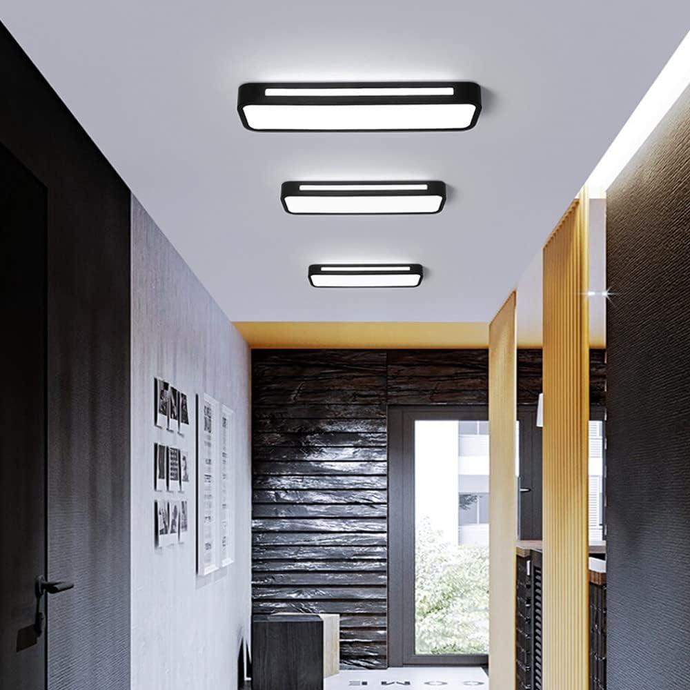 Moderne Nordic Minimalistische Lange LED Dimbare Plafondverlichting voor Woonkamer en Eetkamer