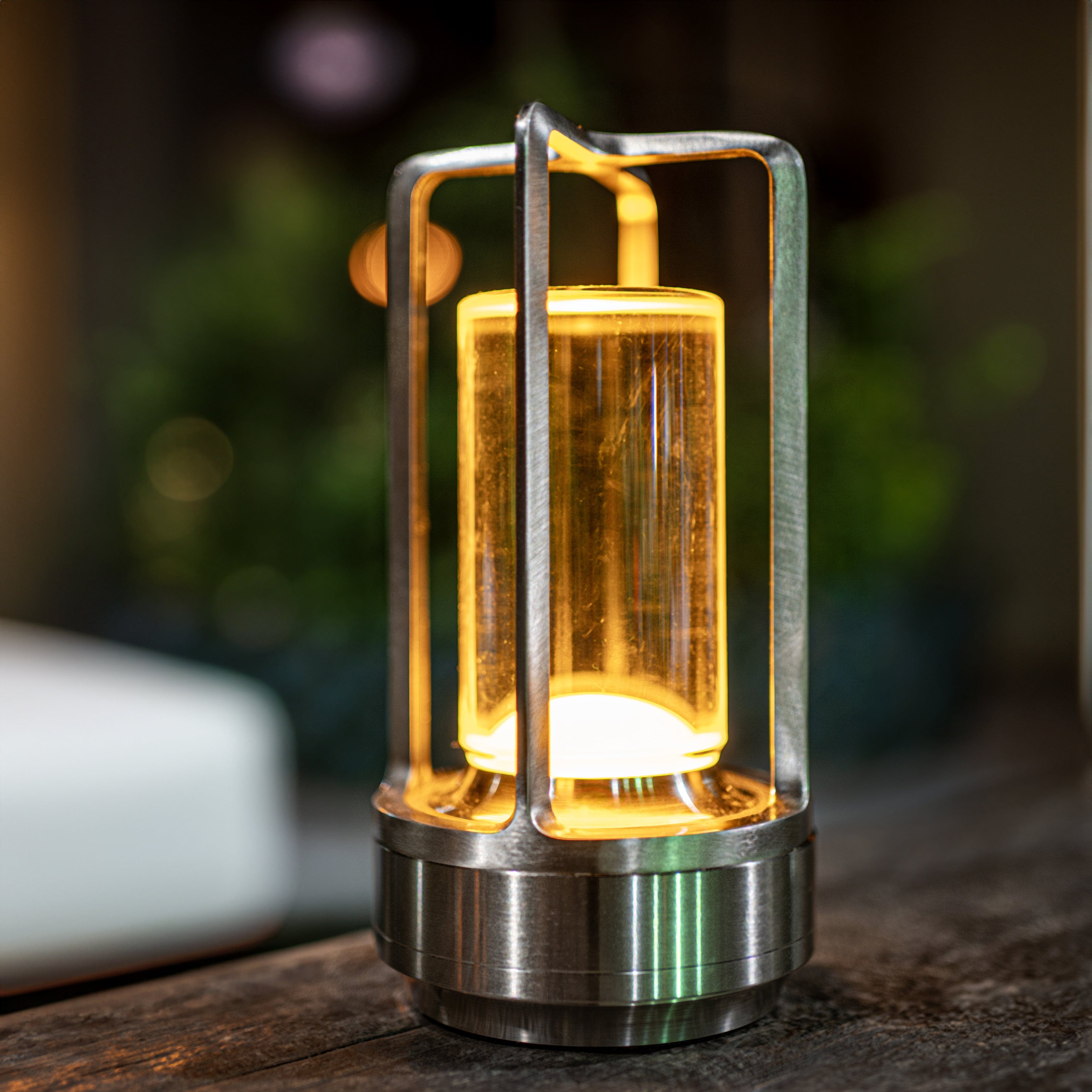 Kristallen Lantaarn Oplaadbare Dimbare LED Tafellamp Waterdichte Sfeerverlichting Met USB Aansluiting Voor Binnen En Buitengebruik