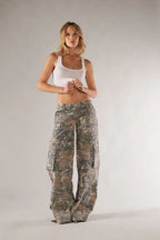 Rebelle Low Rise Cargo Broek Voor Dames Met Relaxte Pasvorm