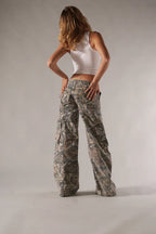 Rebelle Low Rise Cargo Broek Voor Dames Met Relaxte Pasvorm