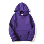 Hoodie Cozy Oversized Met Zak Oogmotief Casual Stijl