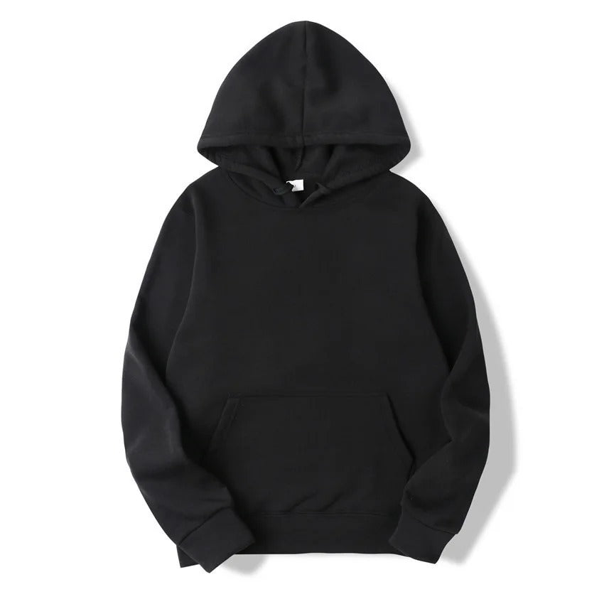 Hoodie Cozy Oversized Met Zak Oogmotief Casual Stijl