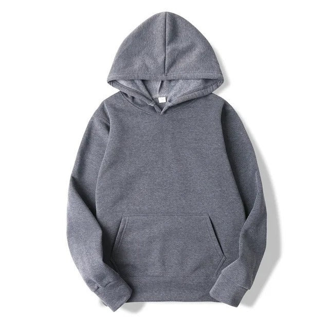 Hoodie Cozy Oversized Met Zak Oogmotief Casual Stijl