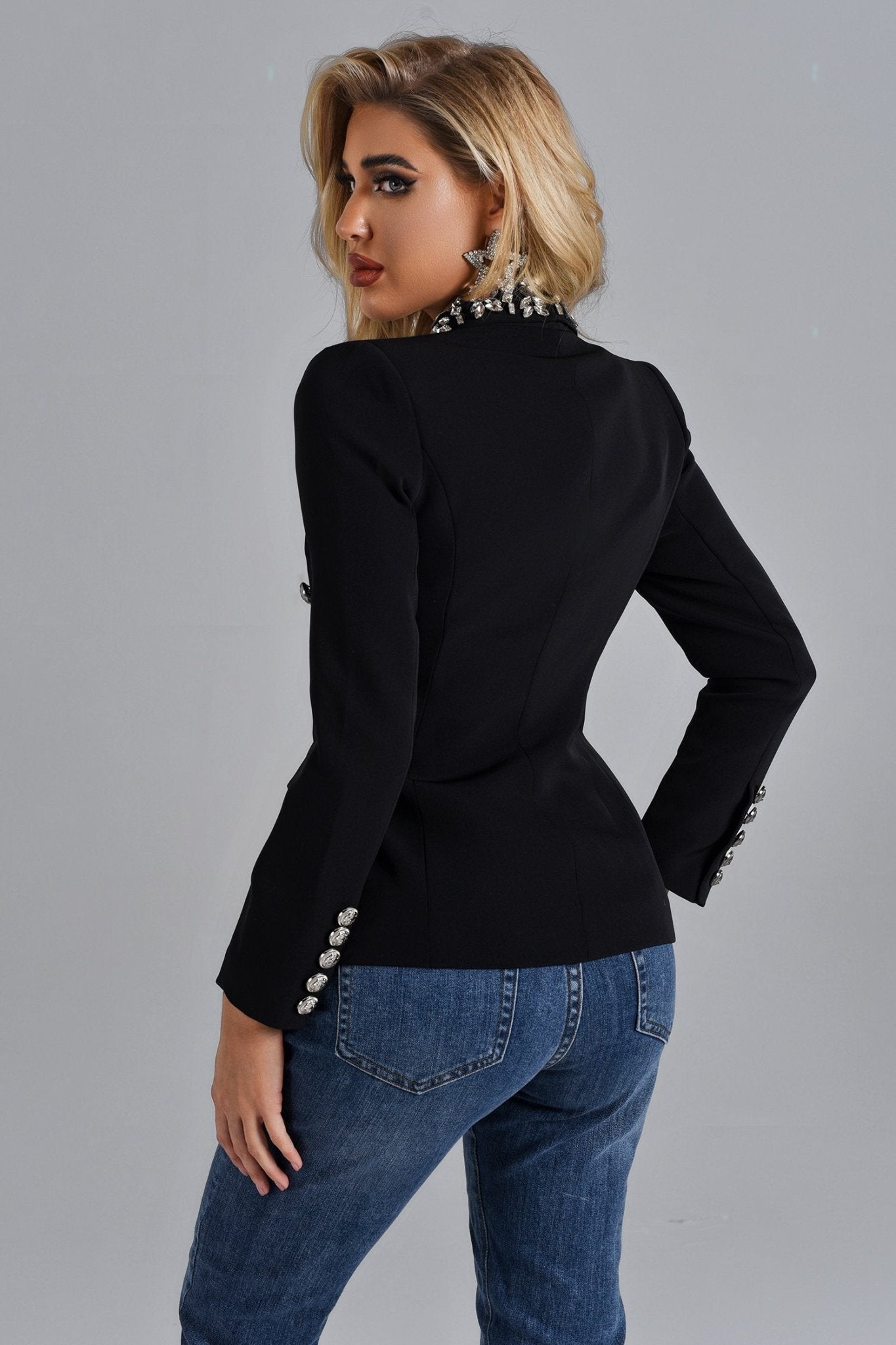 Dames Blazer Jacket Polyester 2