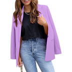 Dames Blazer Slim Fit Katoen 1
