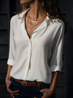 Dames Blouse Chiffon Lichtgewicht voor Elegante Stijl 7