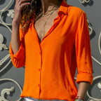 Dames Blouse Katoen Lange Mouwen 0