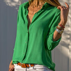Dames Blouse Katoen Lange Mouwen 1